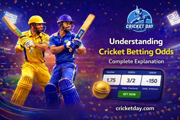 Understanding cricket betting odds explained