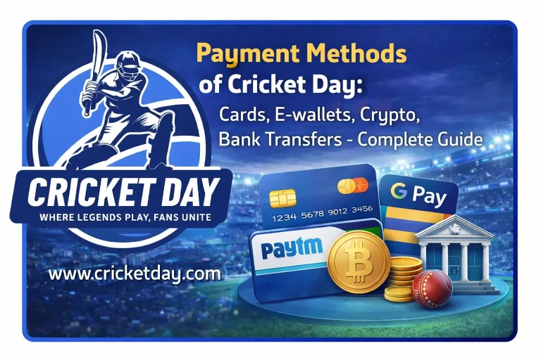 payment methods of Cricket Day